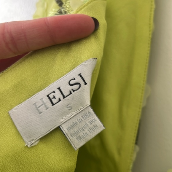 Helsi Green Maxi Floral Dress Size Small - Picture 8 of 8